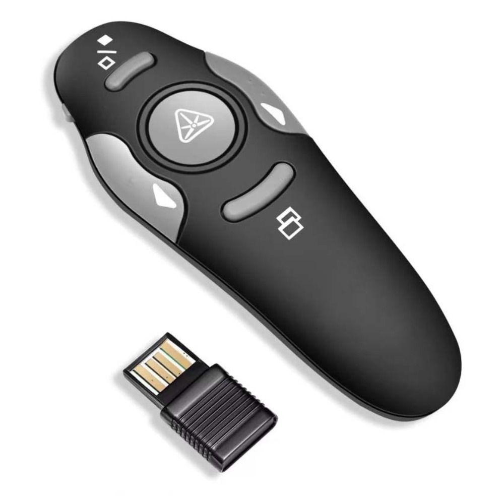 Laser Pointer Presenter - USBコントロール PowerPointスマートプレゼンター 会議用リモコン プレゼンテーション 2.4GHz ワイヤレスプレゼンター