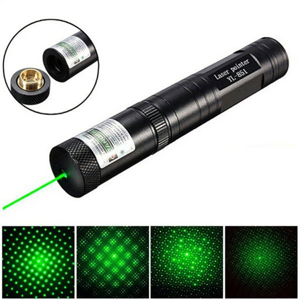 Laser Pointer Presenter - （電池は付属しません）猫用グリーンライト851ポータブルレーザーポインターLEDトレーニングトーチペット猫くすぐりおもちゃ懐中電灯