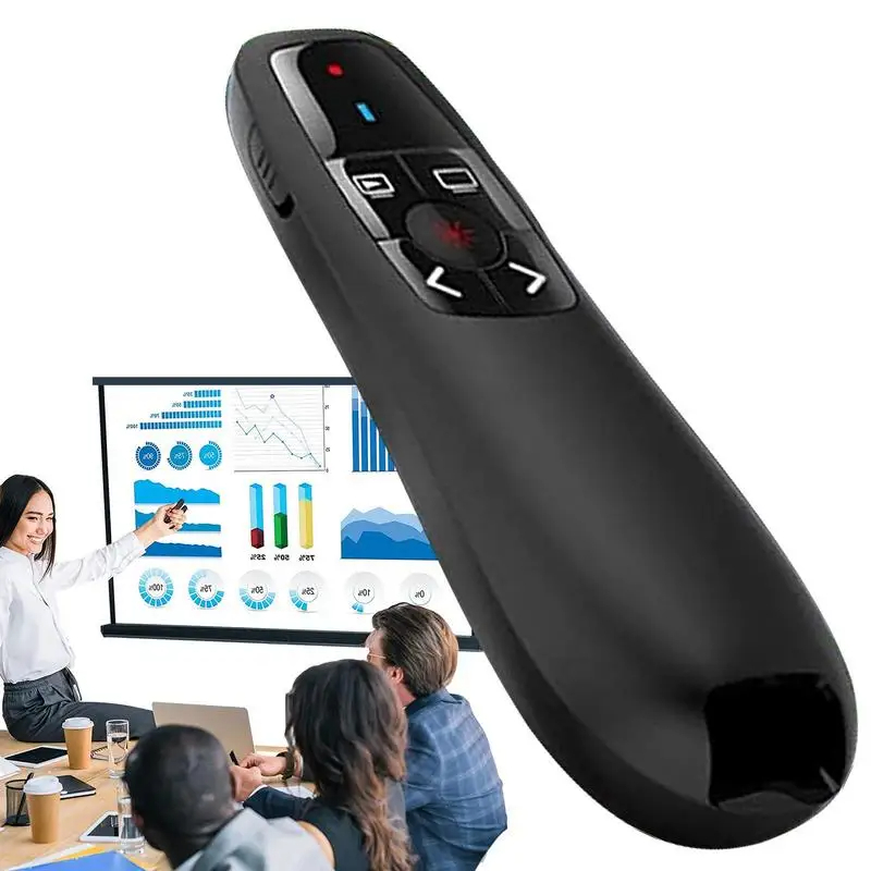 Laser Pointer Presenter - 2024 新 2.4GHz ワイヤレスパワーポイントペンプレゼンテーションクリッカー USB リモコンフリッププレゼンターポインター