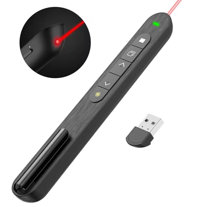 Laser Pointer Presenter - ホワイトボードリモコンペン PPT リモコン赤外線プレゼンターペン付きプロジェクターパワーポイントスライドオフィス PPT プレゼンター用