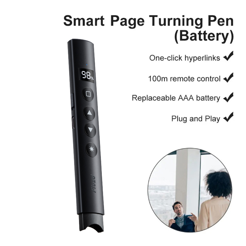新型ワイヤレスプレゼンター 赤色レーザーページターニングペン - Laser Pointer Presenter のレビューと価格
