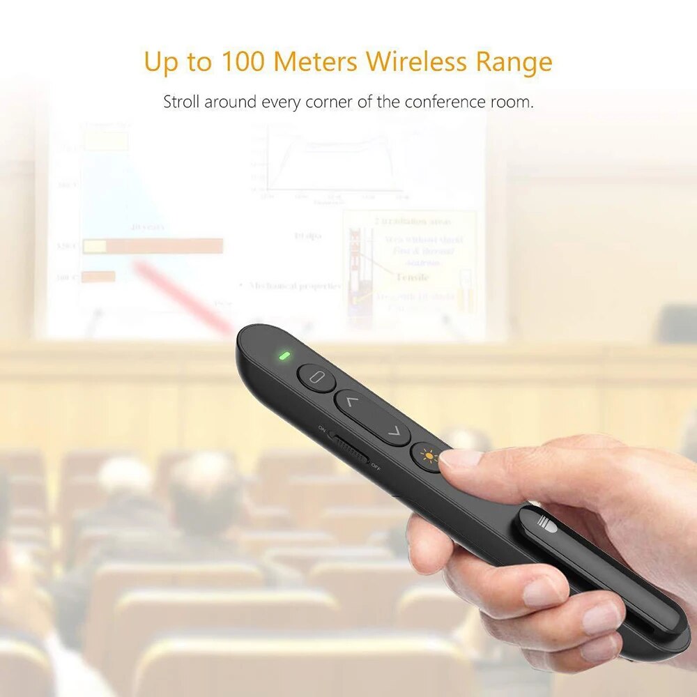 リモコン多機能フリップペン充電レーザーペン視力教育デモンスト - Laser Pointer Presenter のレビューと価格