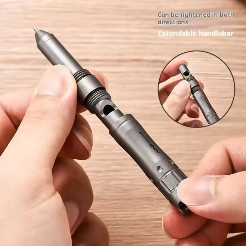 緊急用ホイッスルとシリコン製スタイラスチップを備えたチタン合 - Smart Pen Digital のレビューと価格