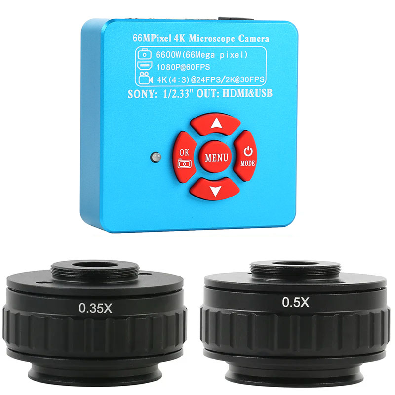 1080P 4K 2K 48MP 66MP HDMI USB - Usb Microscope Digital のレビューと価格
