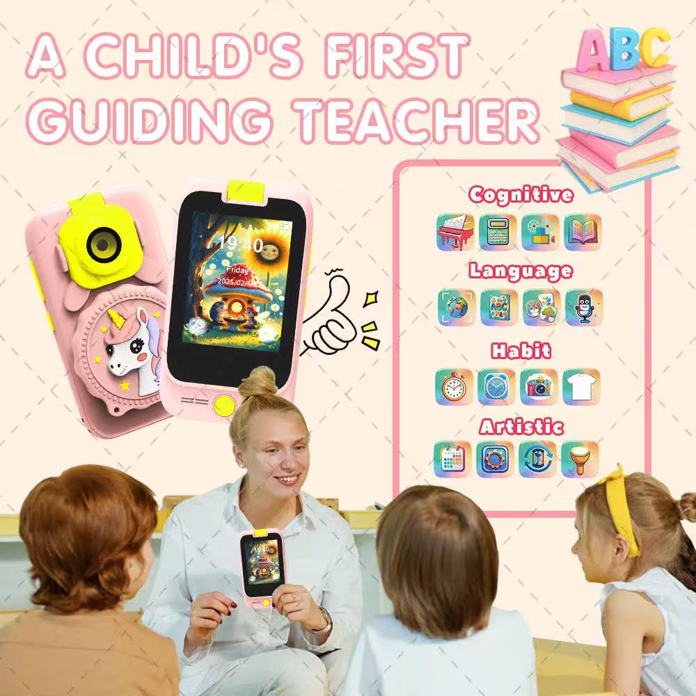 4歳から6歳の子供に適した教育用カメラフォン玩具で、回転式高 - Electronics & Tech Gadgets のレビューと価格