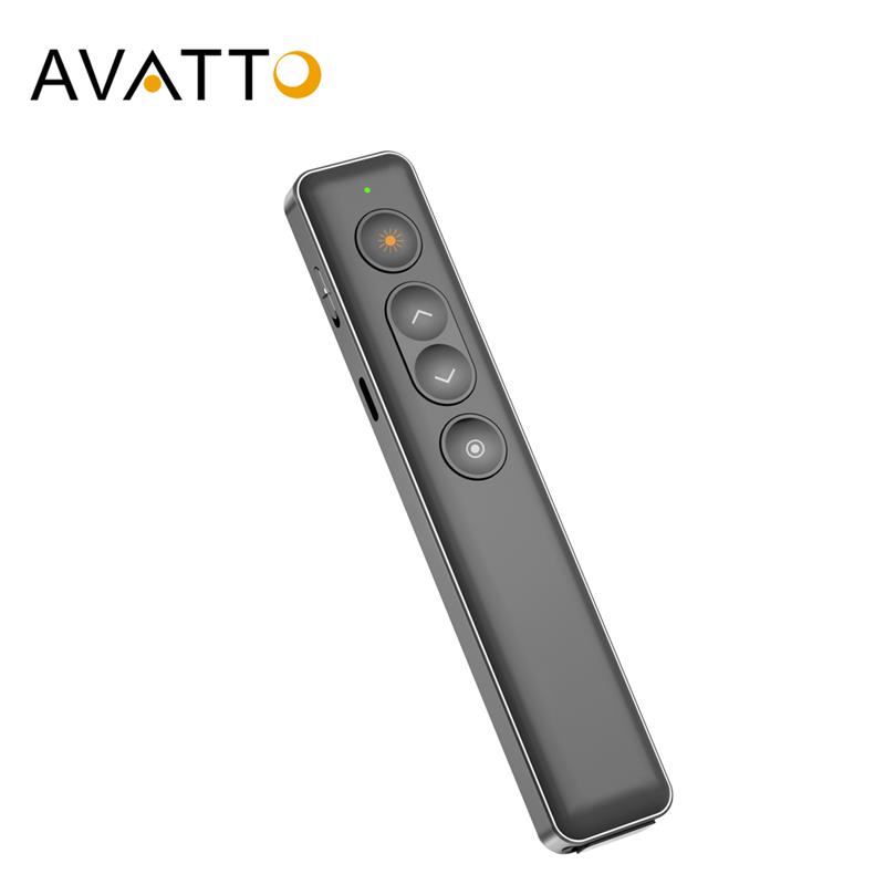 AVATTO ワイヤレス プレゼンター エア マウス スポッ - Laser Pointer Presenter のレビューと価格