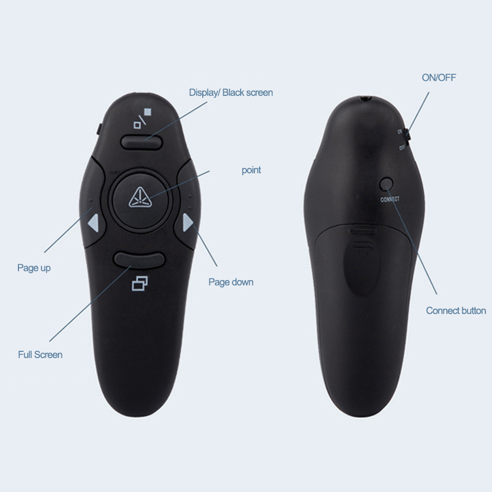 2.4GHz ワイヤレス USB パワーポイント プレゼンテ - Laser Pointer Presenter のレビューと価格