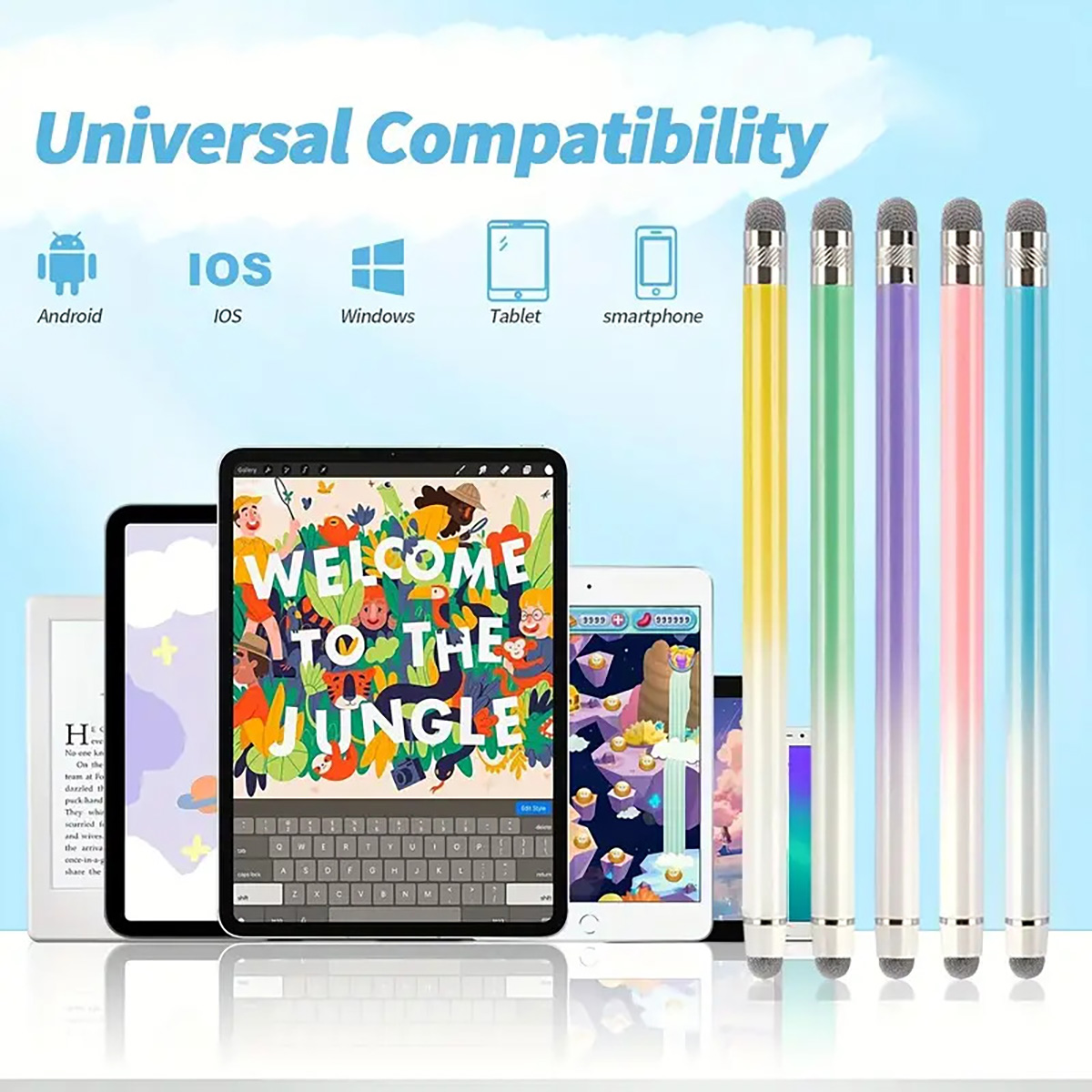 1パック入りタッチペン、タブレットに最適、ユニバーサル静電容 - Smart Pen Digital のレビューと価格