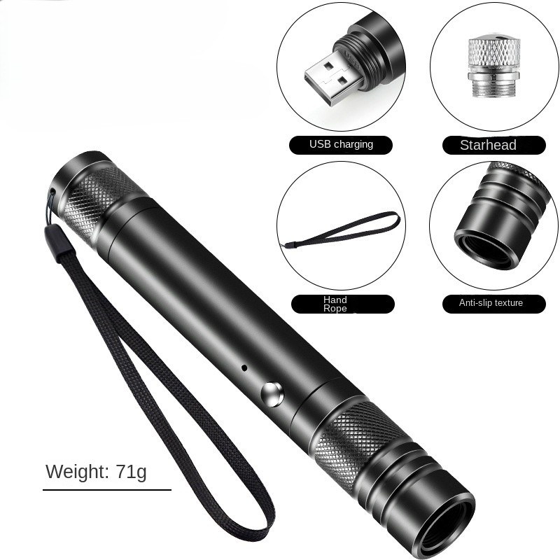 USB充電式ミニレーザーポインター（猫用） – 明るい赤と緑 - Laser Pointer Presenter のレビューと価格