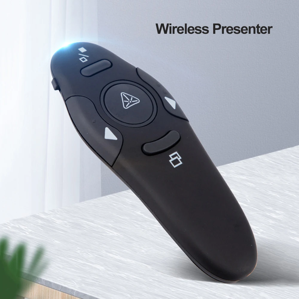 プレゼンター ワイヤレスリモコン 2.4GHz USBポイン - Laser Pointer Presenter のレビューと価格